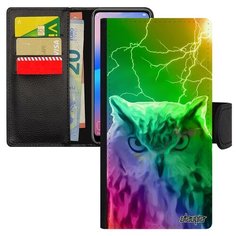 Чехол-книжка на смартфон Samsung Galaxy S8 французский дизайн Сова Совушка Хищник Utaupia