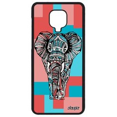 Чехол на смартфон Xiaomi Redmi Note 9S, "Слон" Саванна Мудрый Utaupia