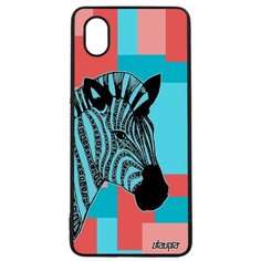 Чехол на смартфон Galaxy A01, "Зебра" Африка Zebra Utaupia