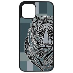 Чехол на смартфон Apple iPhone 12 pro max, "Тигр" Хищник Африка Utaupia