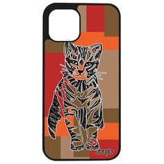 Чехол на смартфон iPhone 12, "Кот" Маленький Котенок Utaupia