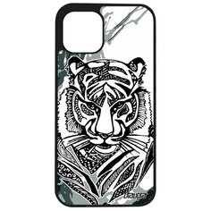 Чехол на смартфон iPhone 12 pro max, "Тигр" Сибирь Охота Utaupia