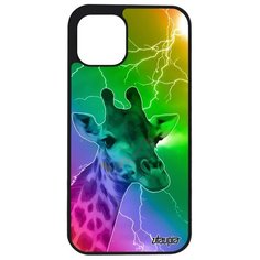 Чехол на смартфон iPhone 12 pro, "Жираф" Африка Giraffe Utaupia