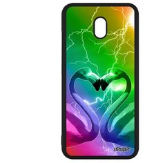 Чехол на смартфон Xiaomi Redmi 8A, "Фламинго" Самка Любовь Utaupia