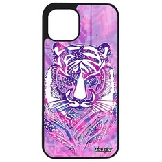 Чехол на смартфон iPhone 12, "Тигр" Зверь Джунгли Utaupia