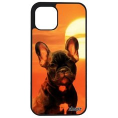 Чехол на смартфон Apple iPhone 12 pro, "Бульдог" Охота Мастиф Utaupia