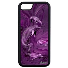 Чехол на смартфон iPhone SE 2020, "Дельфины" Косатка Океан Utaupia
