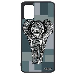 Чехол на смартфон Samsung Galaxy A31, "Слон" Elephant Африканский Utaupia
