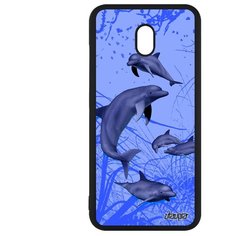 Чехол на смартфон Xiaomi Redmi 8A, "Дельфины" Косатка Морские Utaupia