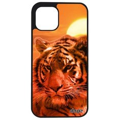 Чехол на смартфон Apple iPhone 12, "Царь тигр" Охота Хищник Utaupia