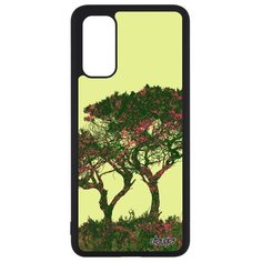 Чехол на смартфон Samsung Galaxy S20, S20 5G, "Гренадил" Дерево Саванна Utaupia