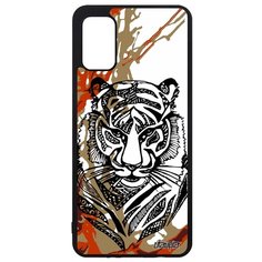 Чехол на смартфон Samsung Galaxy A41, "Тигр" Tiger Сибирь Utaupia