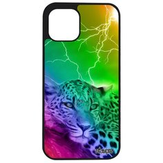 Чехол на смартфон Apple iPhone 12 pro max, "Леопард" Ягуар Хищник Utaupia