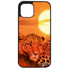 Чехол на смартфон iPhone 12 pro max, "Леопард" Гепард Хищник Utaupia