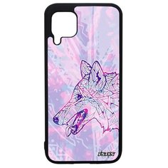 Чехол на смартфон P40 Lite, "Волк" Wolf Одинокий Utaupia