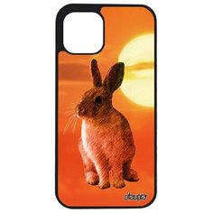 Чехол на смартфон iPhone 12, "Кролик" Трусишка Дикий Utaupia