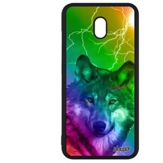 Чехол на смартфон Redmi 8A, "Дикий волк" Хаски Охота Utaupia