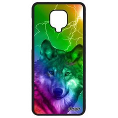 Чехол на смартфон Xiaomi Redmi Note 9 Pro, "Дикий волк" Одинокий Охота Utaupia