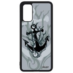 Чехол на смартфон Galaxy S20, S20 5G, "Якорь" Океан Шхуна Utaupia