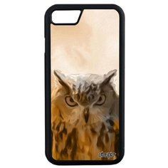 Чехол на смартфон Apple iPhone SE 2020, "Сова" Хищник Филин Utaupia