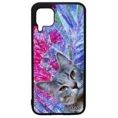Чехол на смартфон P40 Lite, "Котик" Усатый Полосатый Utaupia