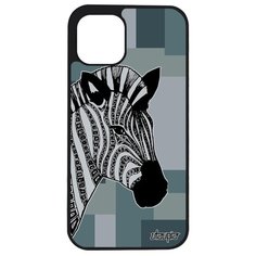 Чехол на смартфон Apple iPhone 12 mini, "Зебра" Horse Zebra Utaupia