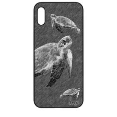 Чехол на смартфон Honor 8A, "Черепаха" Гиганская Морская Utaupia