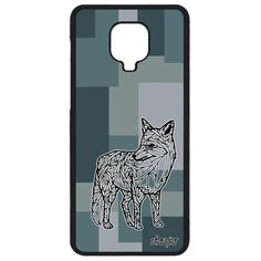 Чехол на смартфон Xiaomi Redmi Note 9S, "Лиса" Зверь Тайга Utaupia
