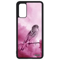 Чехол на смартфон Galaxy S20, S20 5G, "Воробей" Воробушек Воробьишка Utaupia