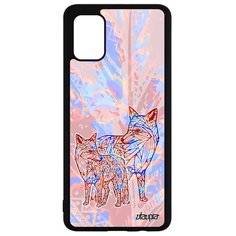 Чехол на смартфон Galaxy A51, "Лиса" Fox Хитрая Utaupia