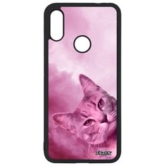 Чехол на смартфон Xiaomi Redmi Note 7, "Котик" Полосатый Cat Utaupia