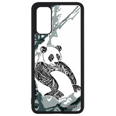 Чехол на смартфон Samsung Galaxy S20, S20 5G, "Панда" Panda Бамбук Utaupia