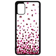 Чехол на смартфон Samsung Galaxy A51, "Снег" Лепестки Узор Utaupia