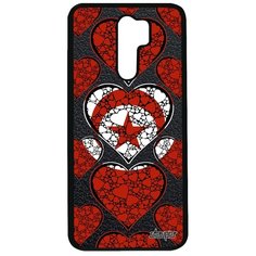 Чехол на смартфон Redmi 9, "Флаг Туниса с сердцем" Государственный Путешествие Utaupia