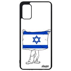Чехол на смартфон Galaxy A41, "Флаг Израиля с руками" Страна Патриот Utaupia