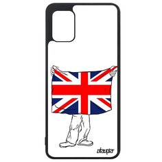 Чехол на смартфон Samsung Galaxy A31, "Флаг английский с руками" Туризм Патриот Utaupia