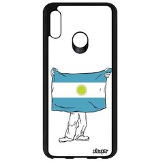 Чехол на смартфон Honor 10 Lite, "Флаг Аргентины с руками" Путешествие Государственный Utaupia