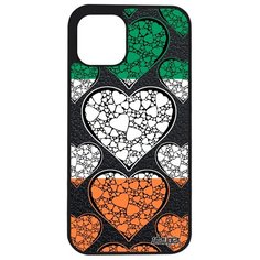 Чехол на смартфон Apple iPhone 12 pro, "Флаг Ирландии с сердцем" Государственный Любовь Utaupia