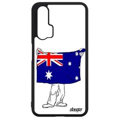 Чехол на смартфон Honor 20, "Флаг Австралии с руками" Туризм Государственный Utaupia