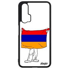 Чехол на смартфон Honor 20, "Флаг Армении с руками" Туризм Путешествие Utaupia