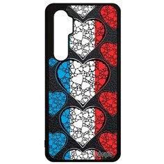Чехол на смартфон Xiaomi Mi Note 10 Lite, "Флаг Люксембурга с сердцем" Путешествие Патриот Utaupia