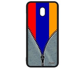 Чехол на смартфон Xiaomi Redmi 8A, "Флаг Армении на молнии" Путешествие Патриот Utaupia
