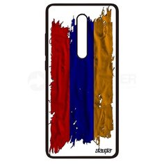 Чехол на смартфон Xiaomi Mi 9T, "Флаг Армении на ткани" Страна Государственный Utaupia