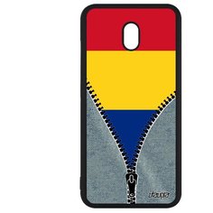 Чехол на смартфон Xiaomi Redmi 8A, "Флаг Румынии на молнии" Страна Патриот Utaupia