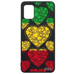 Чехол на смартфон Samsung Galaxy A31, "Флаг Мали с сердцем" Государственный Страна Utaupia