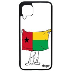 Чехол на смартфон Huawei P40 Lite, "Флаг Гвинеи Бисау с руками" Путешествие Патриот Utaupia