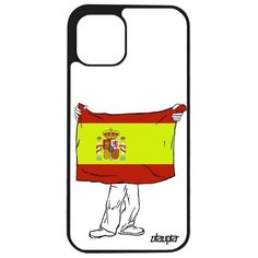 Чехол на смартфон Apple iPhone 12 pro, "Флаг Испании с руками" Путешествие Туризм Utaupia