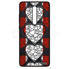Чехол на смартфон Mi 9T, "Флаг Австрии с сердцем" Государственный Страна Utaupia