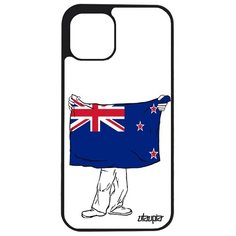 Чехол на смартфон Apple iPhone 12 pro, "Флаг Новой Зеландии с руками" Путешествие Туризм Utaupia