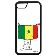 Чехол на смартфон Apple iPhone SE 2020, "Флаг Сенегала с руками" Путешествие Государственный Utaupia